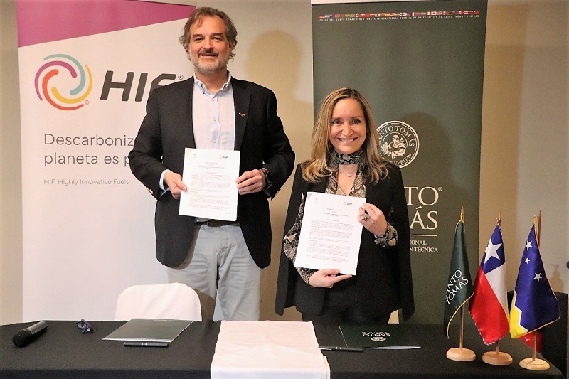 HIF Chile y Santo Tomás Punta Arenas acuerdan alianza de colaboración académica
